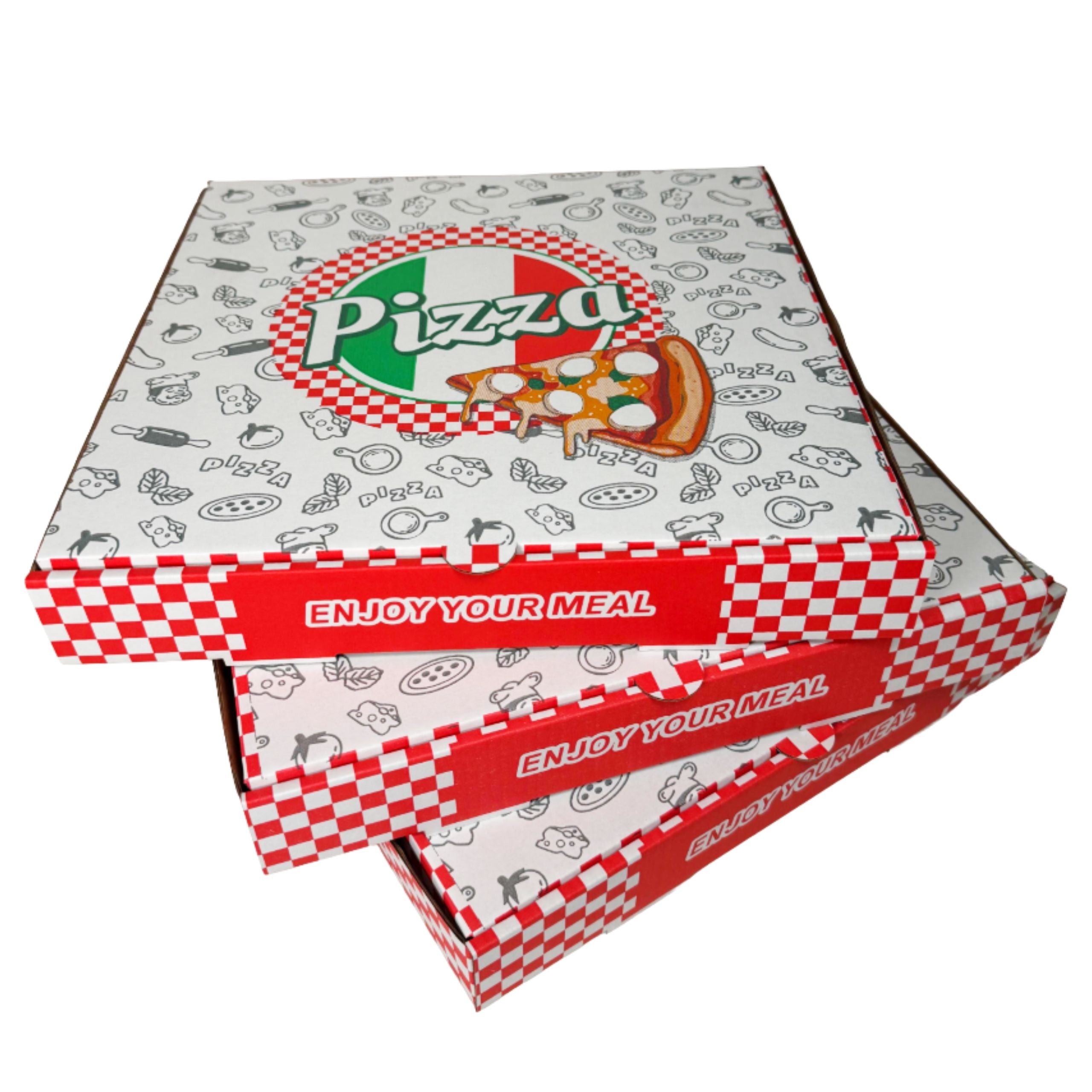Pregnancy Announcement 12" Pizza Box - We're Having a Baby - 3 Pack