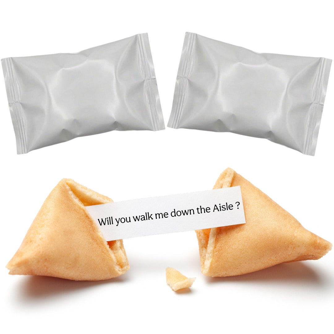Will You Walk Me Down the Aisle ? Fortune Cookies - 2 Pack
