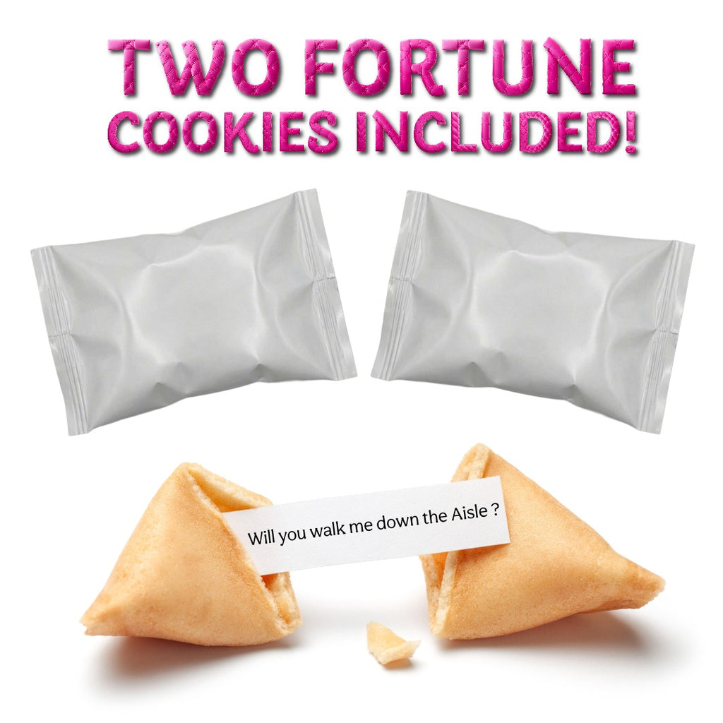 Will You Walk Me Down the Aisle ? Fortune Cookies - 2 Pack