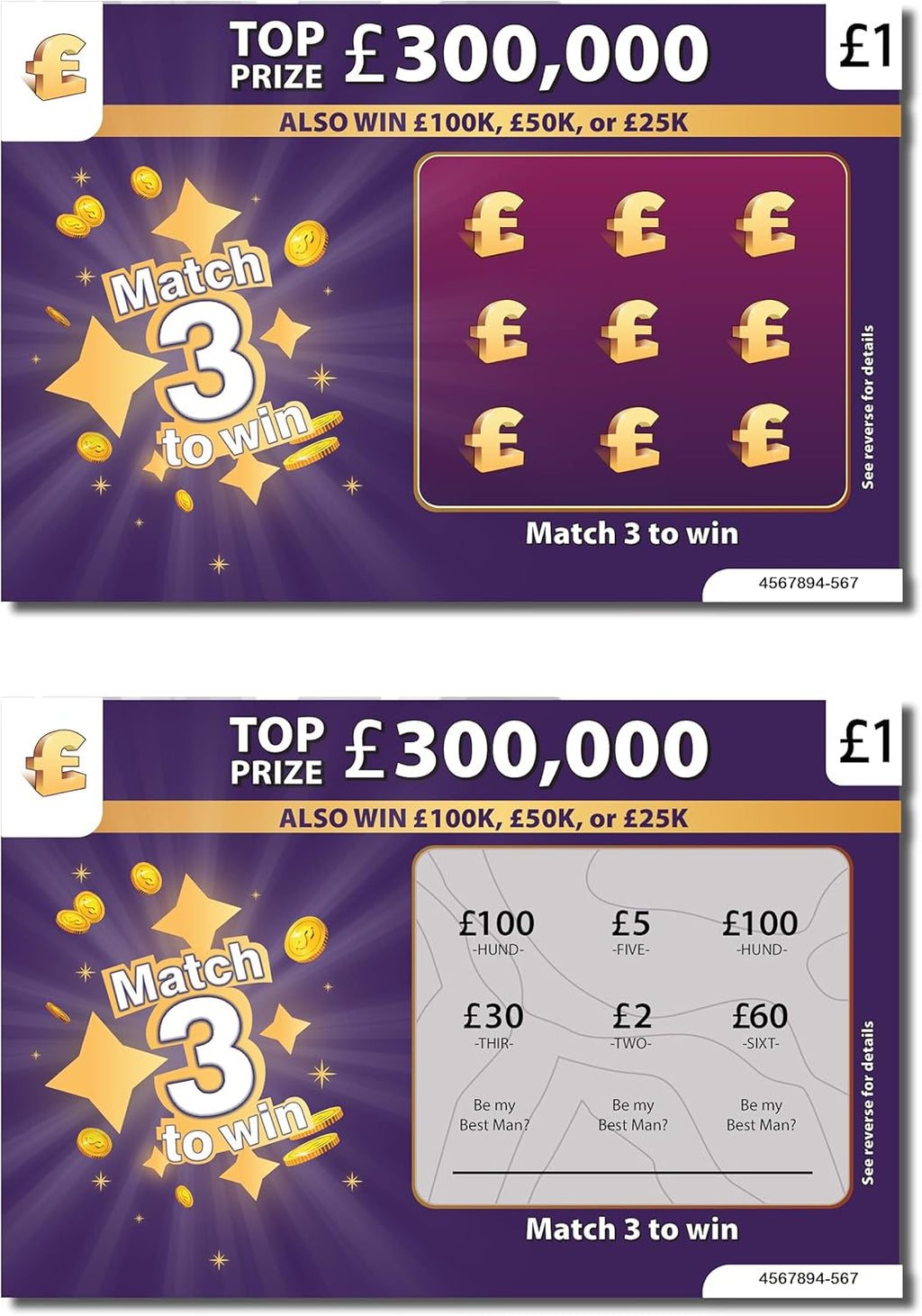 Scratch Card - Will you be my Best Man?