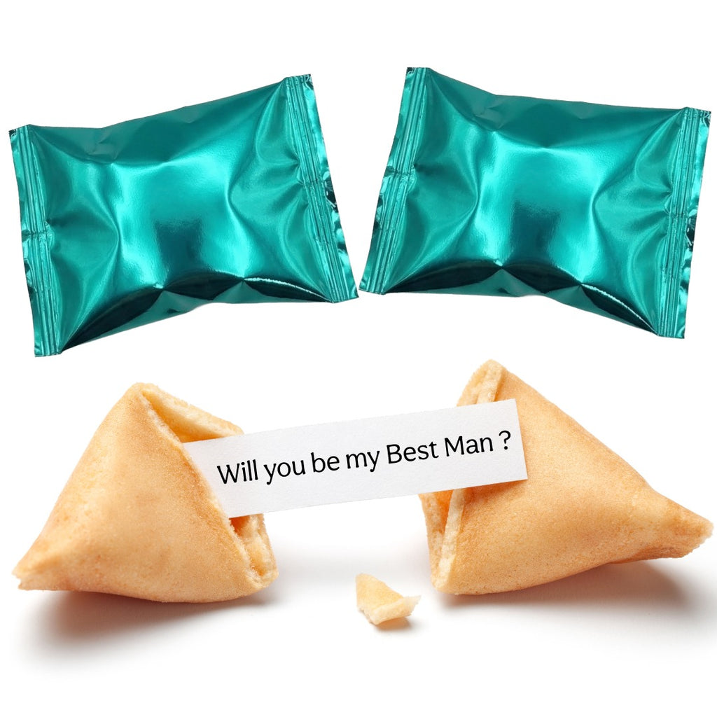 Will You Be My Best Man Fortune Cookies – Best Man Proposal Surprise Gift - 2 Pack