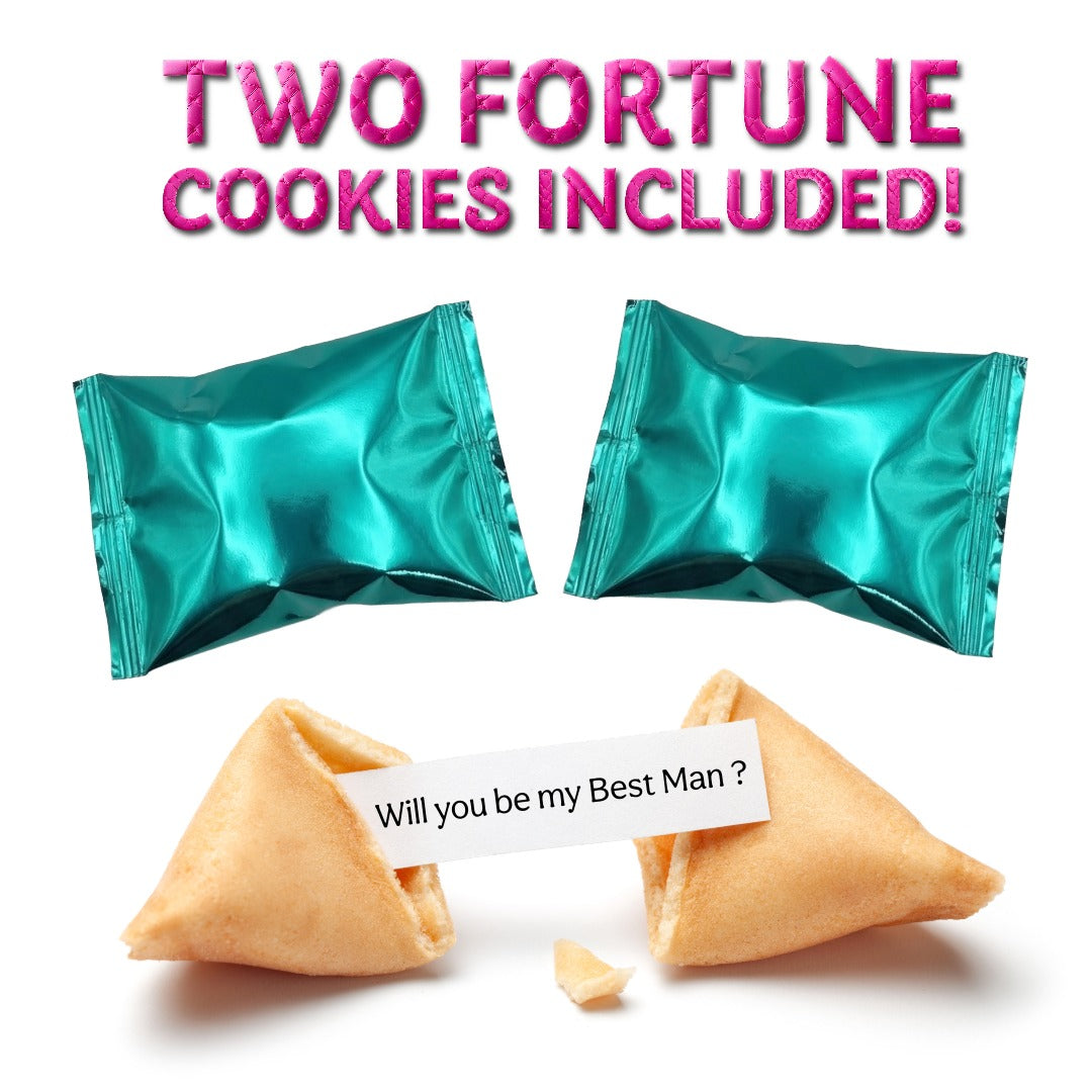 Will You Be My Best Man Fortune Cookies – Best Man Proposal Surprise Gift - 2 Pack