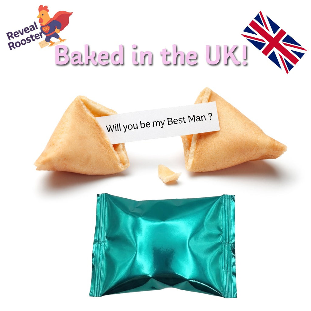 Will You Be My Best Man Fortune Cookies – Best Man Proposal Surprise Gift - 2 Pack