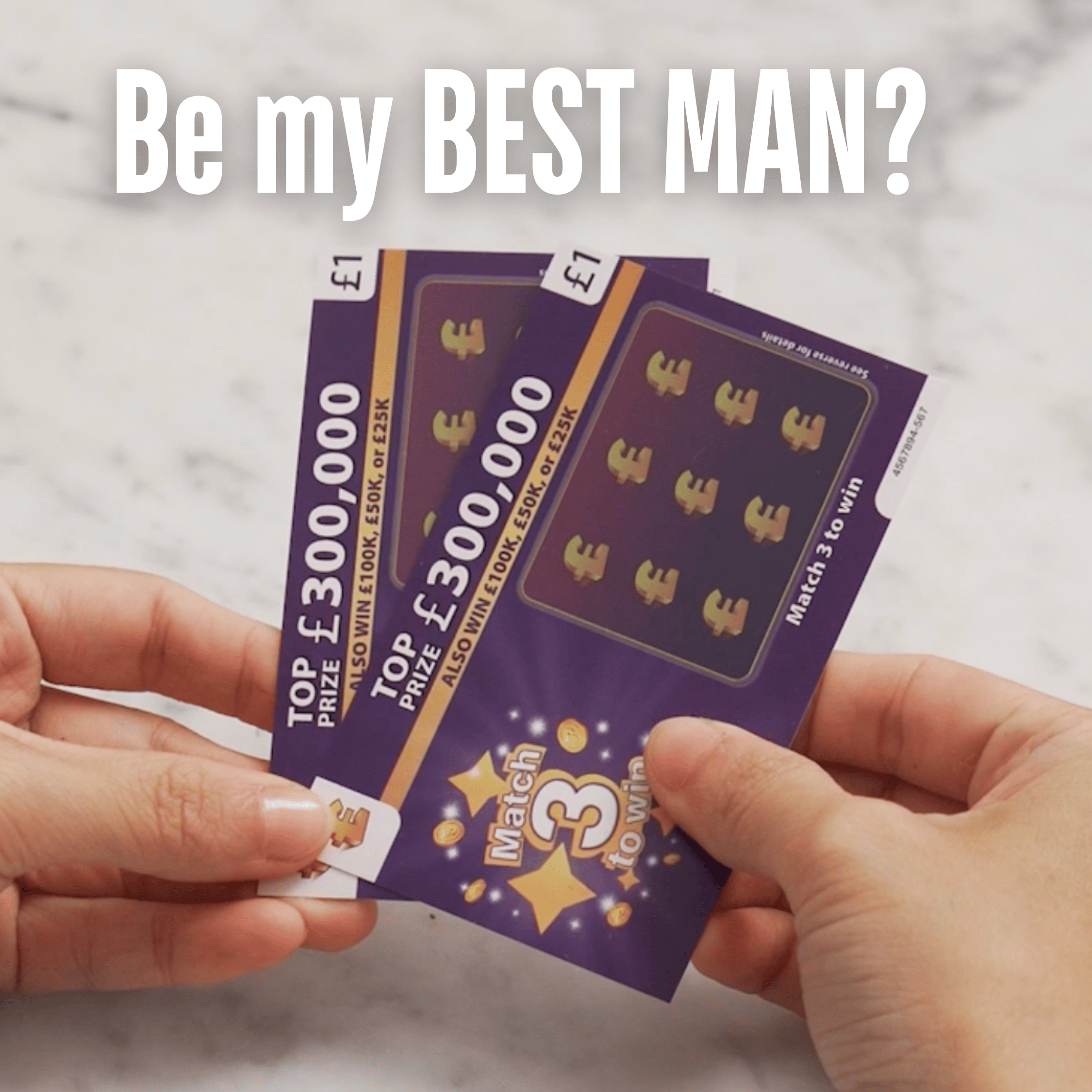 Scratch Card - Will you be my Best Man?