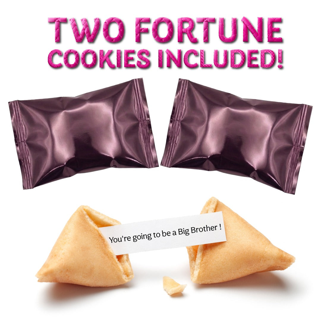 You're going to be a Big Brother! Baby Announcement Fortune Cookies - 2 Pack