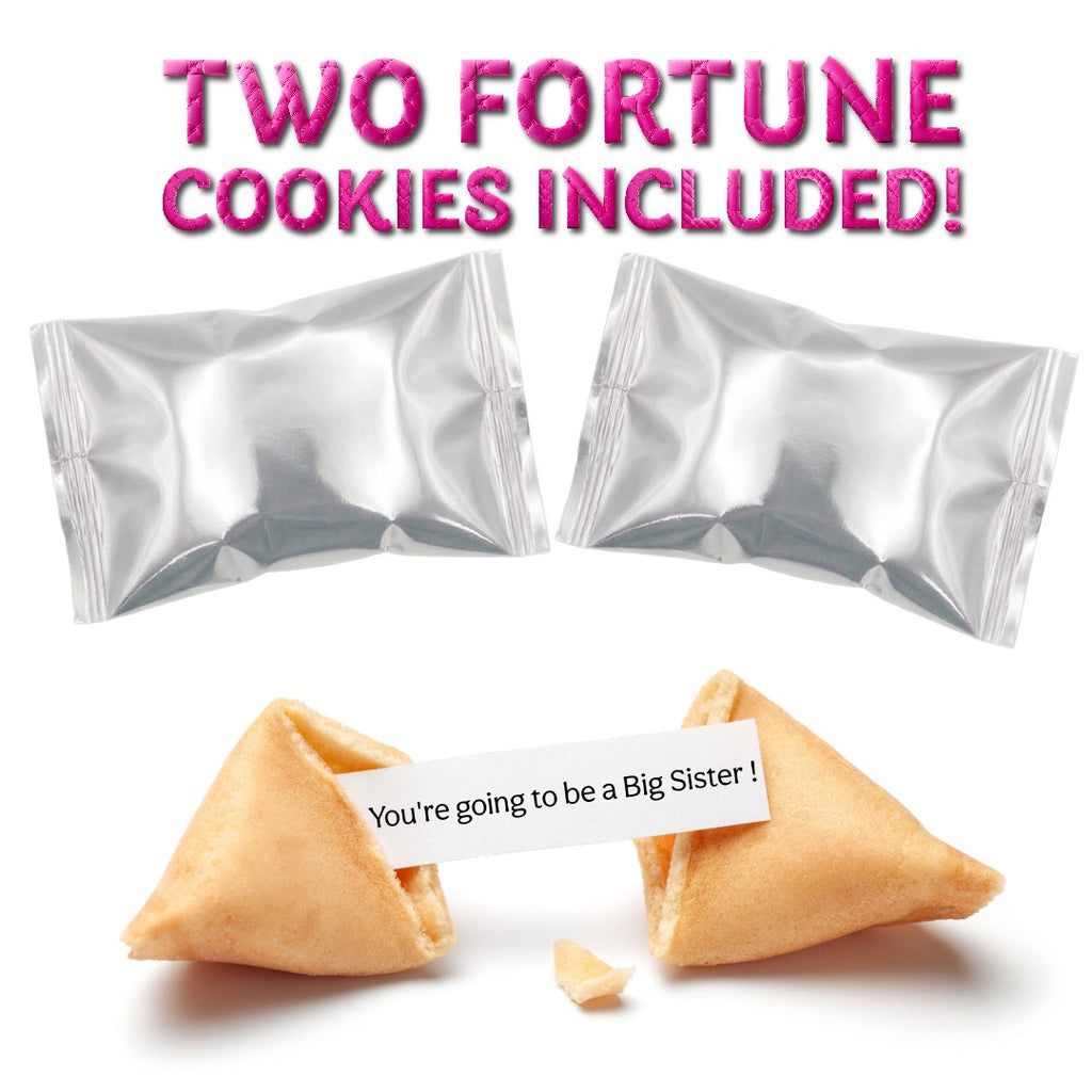 You're going to be a Big Sister! Baby Announcement Fortune Cookies - 2 Pack