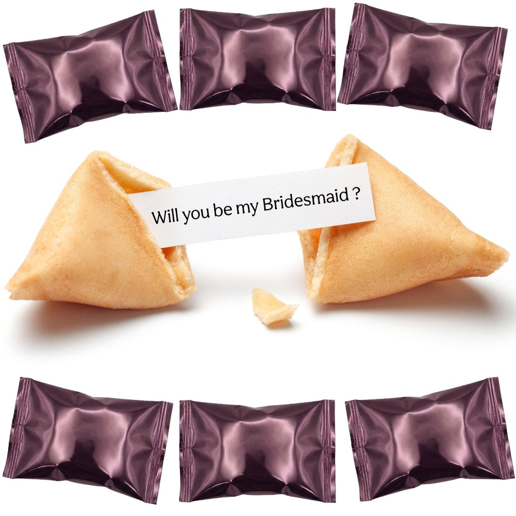 Will you be my Bridesmaid? Proposal Fortune Cookies - 6 Pack