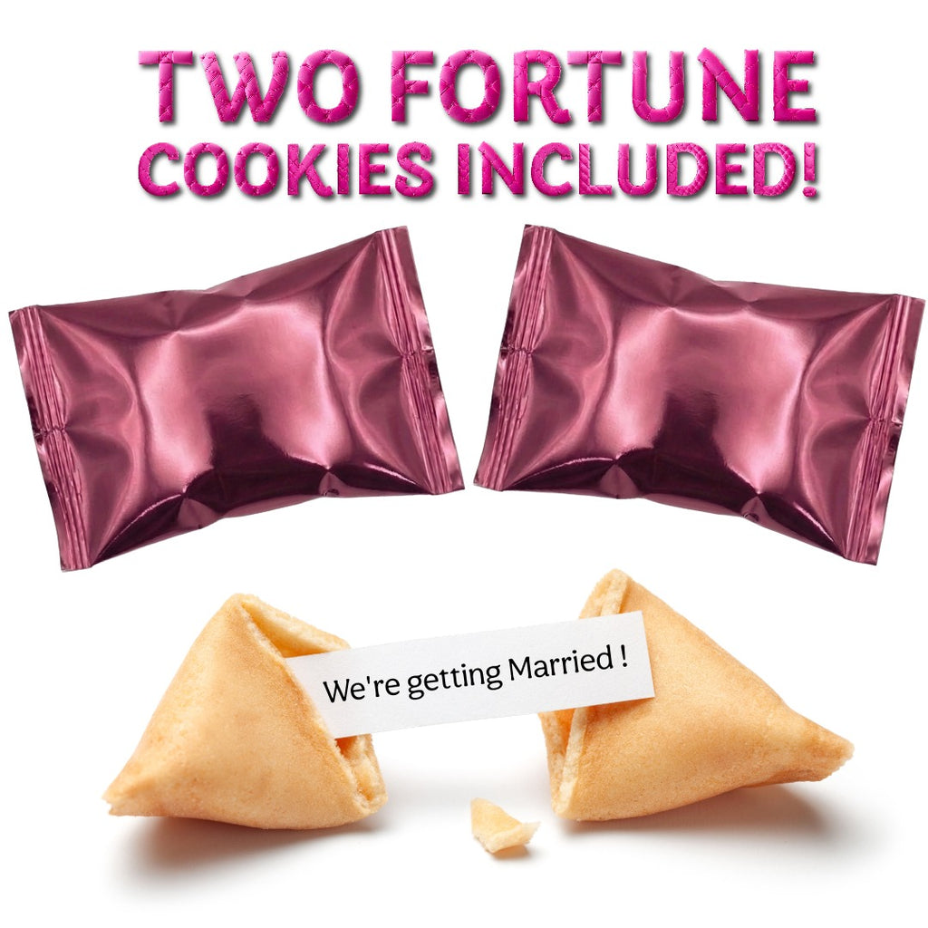 We're getting Married! Engagement Announcement Fortune Cookies - 2 Pack