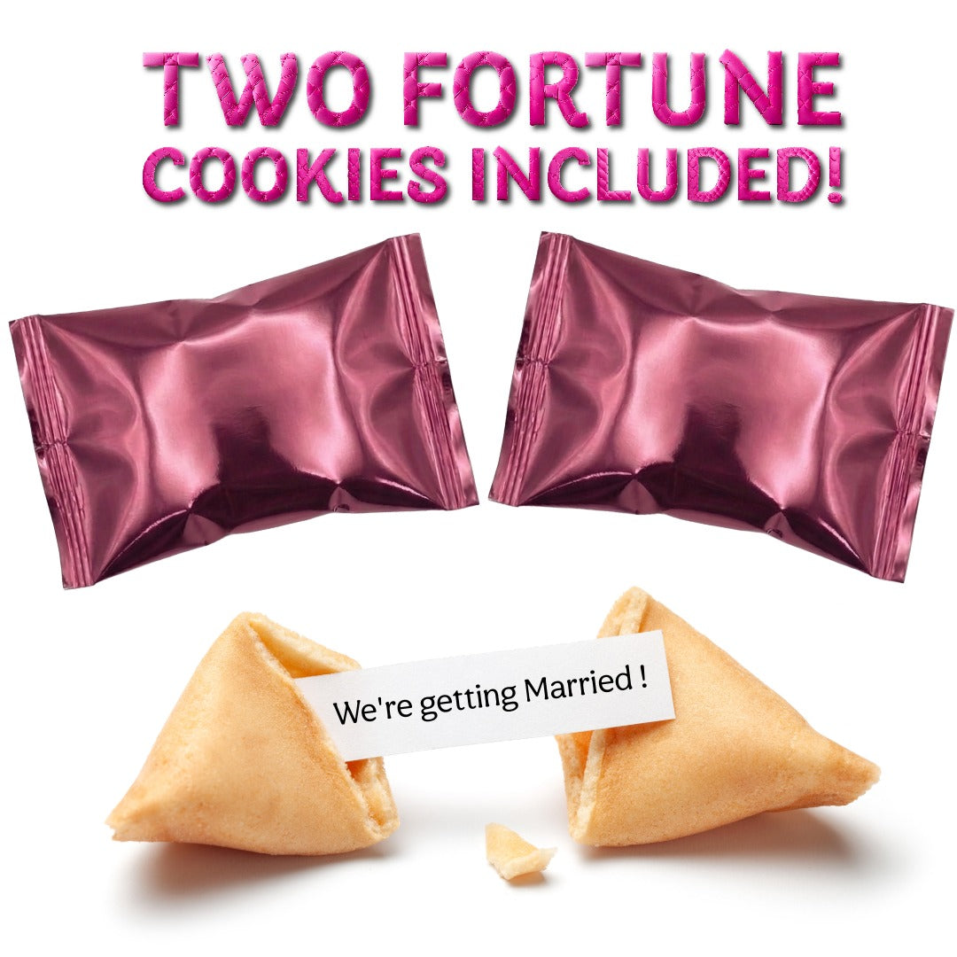 We're getting Married! Engagement Announcement Fortune Cookies - 2 Pack