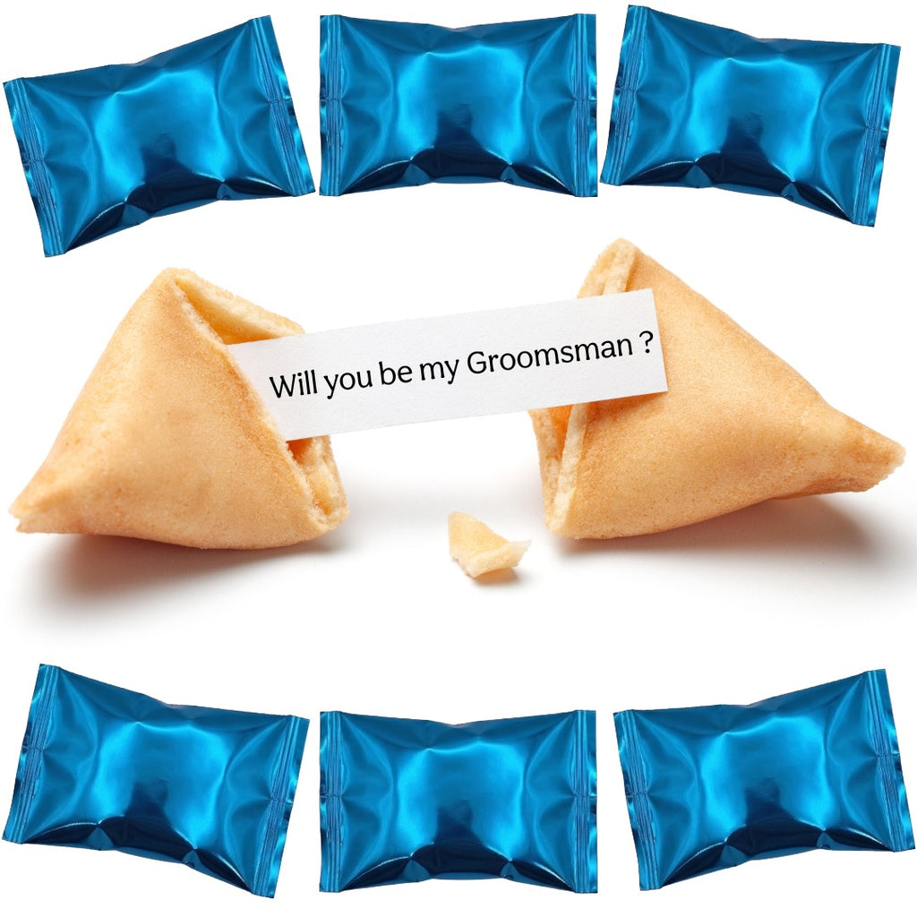 Will You Be My Groomsman Fortune Cookies – Groomsman Proposal Surprise Gift - 6 Pack