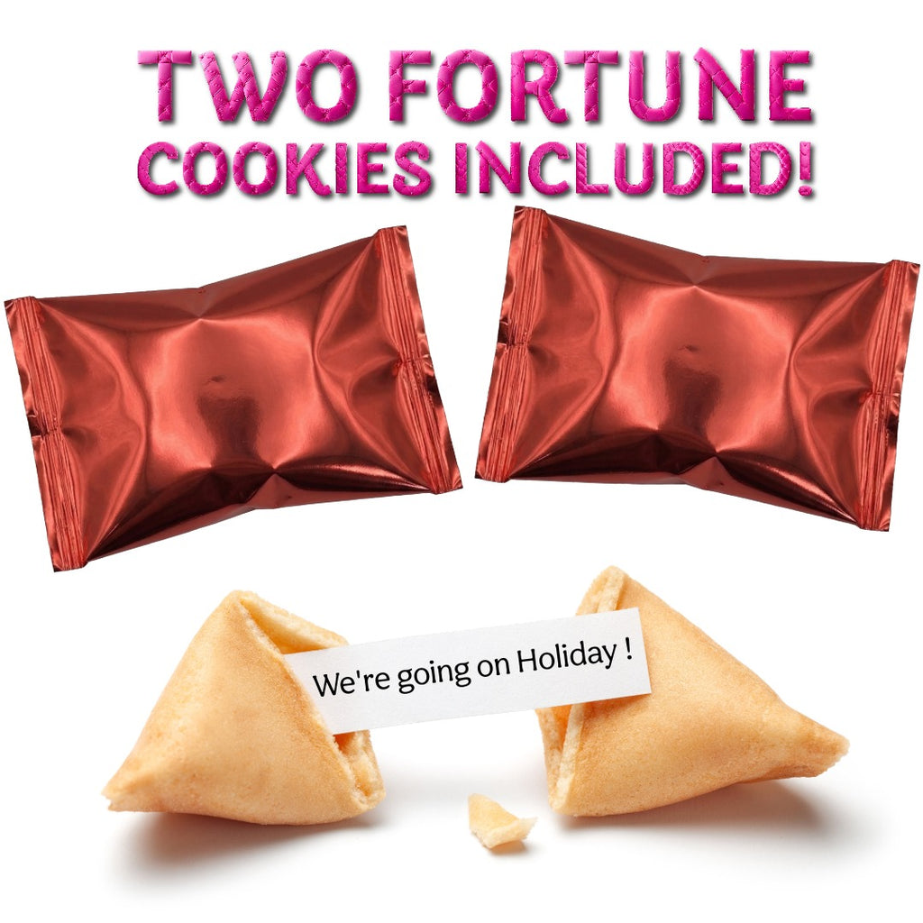 We're going on Holiday! Surprise Reveal Fortune Cookies - 2 Pack