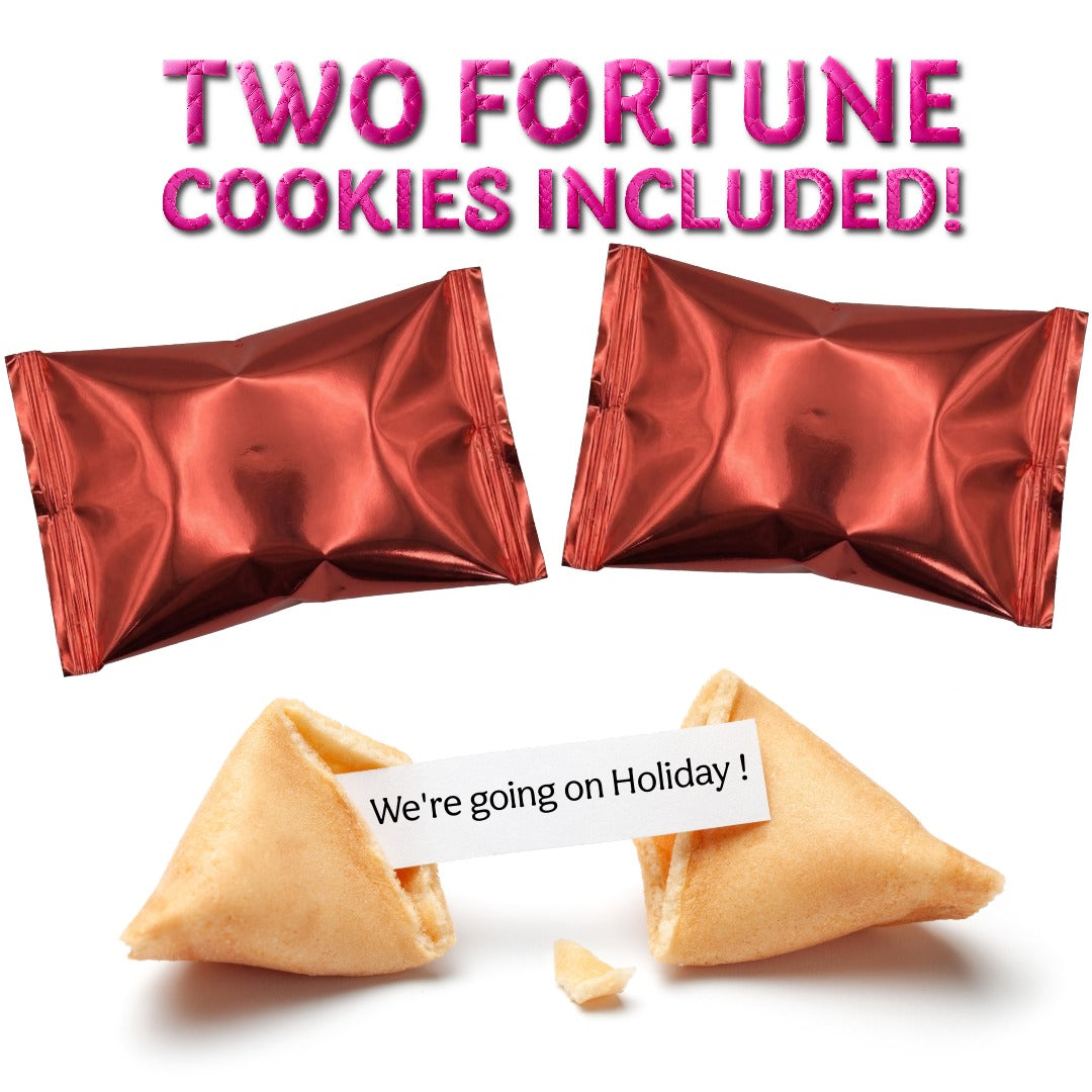 We're going on Holiday! Surprise Reveal Fortune Cookies - 2 Pack