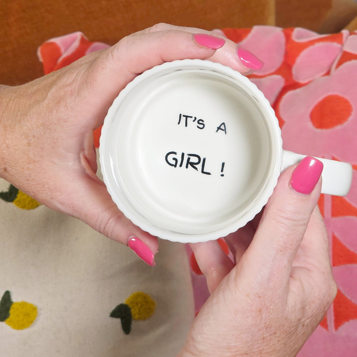 Surprise Gender Reveal Mug - It's a Girl!