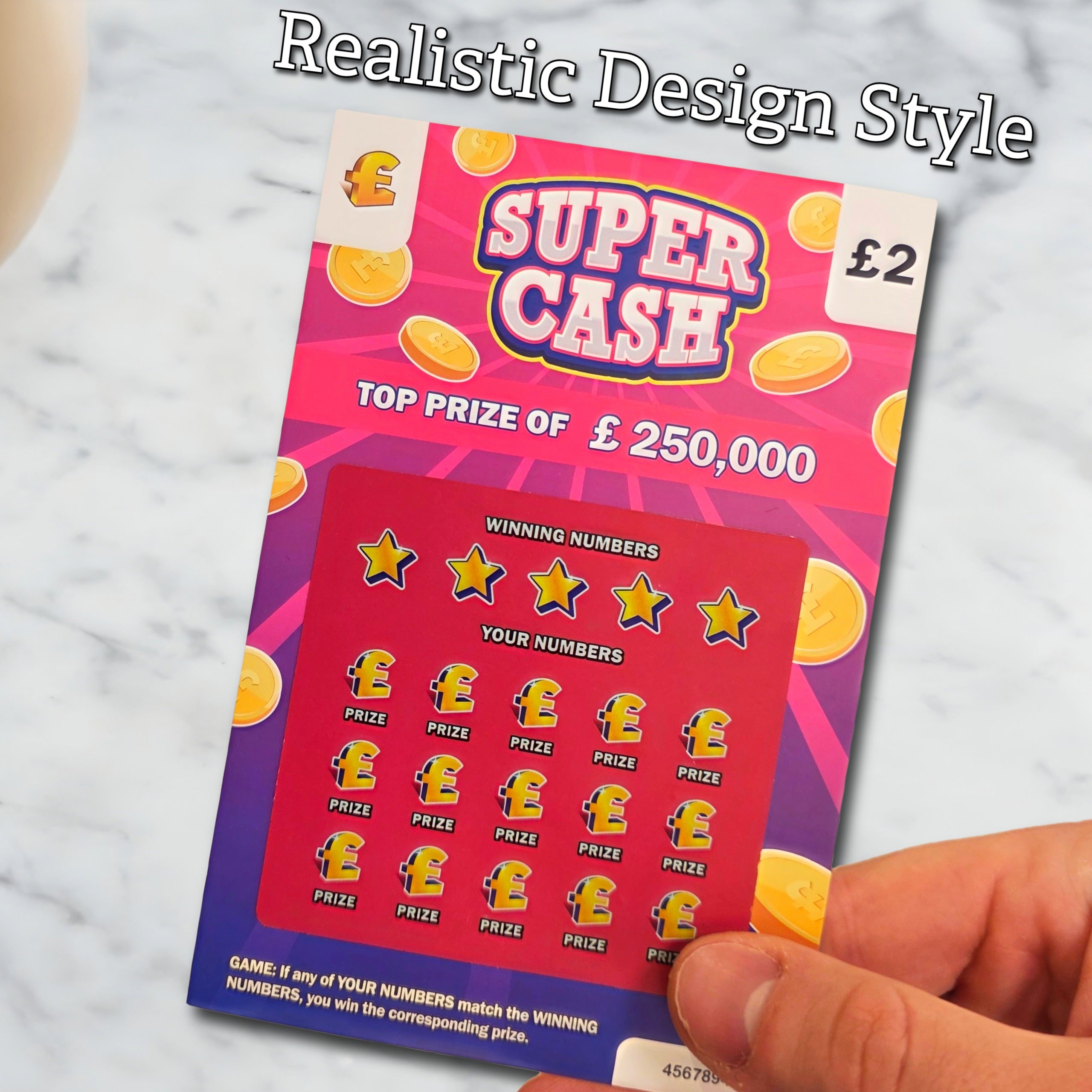 Personalised Scratch Card - Write Your Own Message