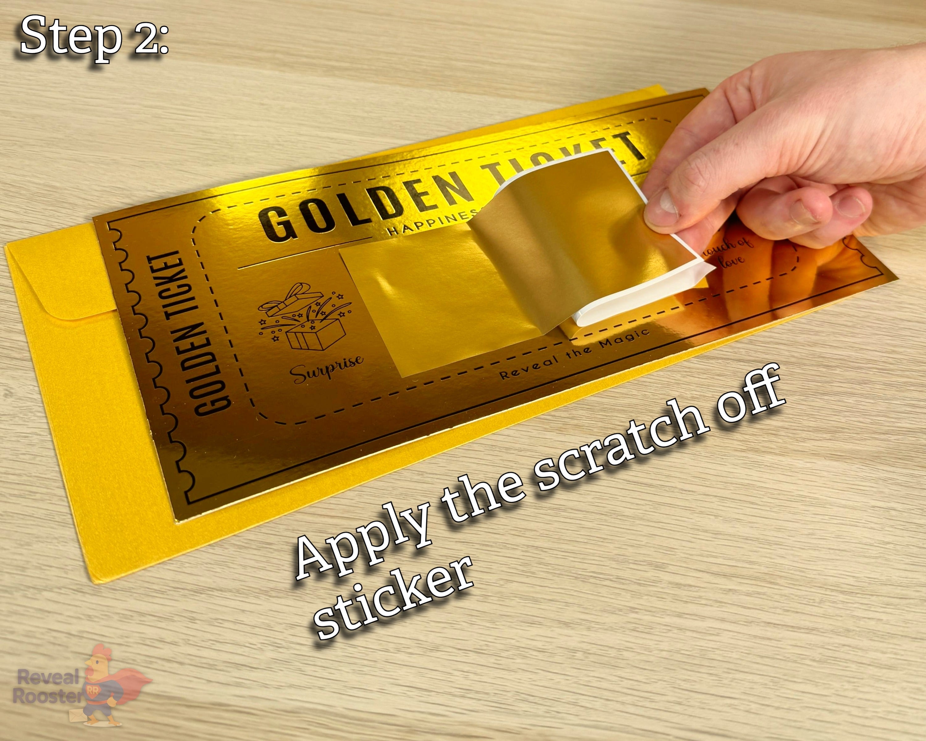 Gift Golden Ticket - Scratch to Reveal
