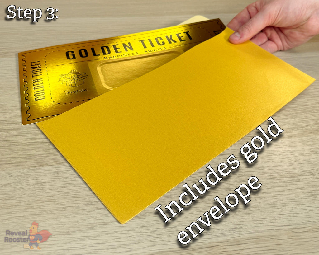 Gift Golden Ticket - Scratch to Reveal
