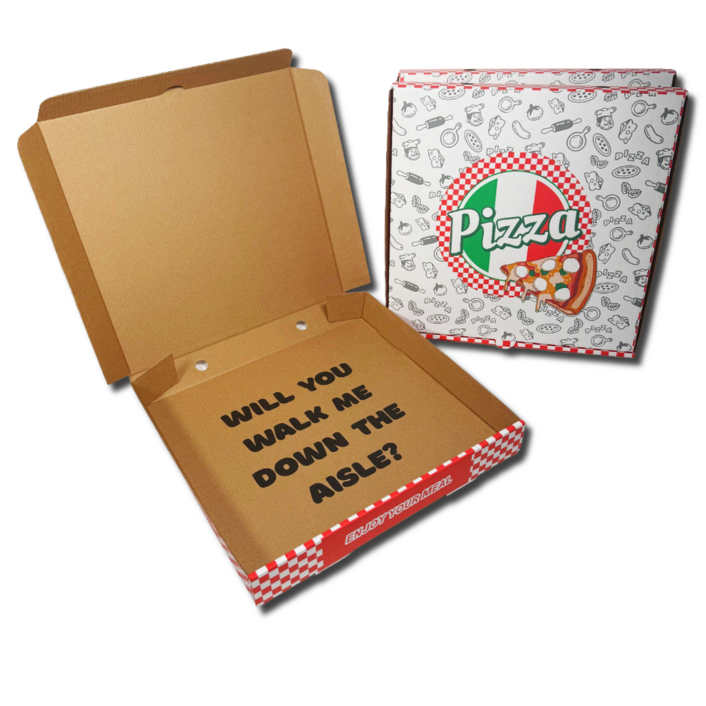 Will You Walk Me Down the Aisle? - Pizza Box Fun Surprise Request - 1 pack