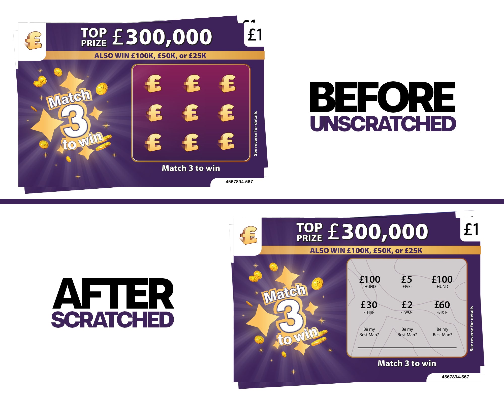 Scratch Card - Will you be my Best Man?