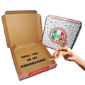 Groomsman Proposal 12" Pizza Box - Will You Be My Groomsman? - 3 Pack